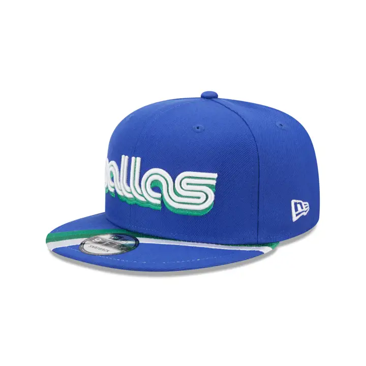 Casquette 9FIFTY Dallas Mavericks NBA City Edition 2022 bleu/bleu/vert