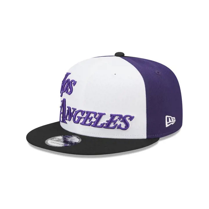 Los Angeles Lakers NBA City Edition 2022 9FIFTY blc/noi/vio