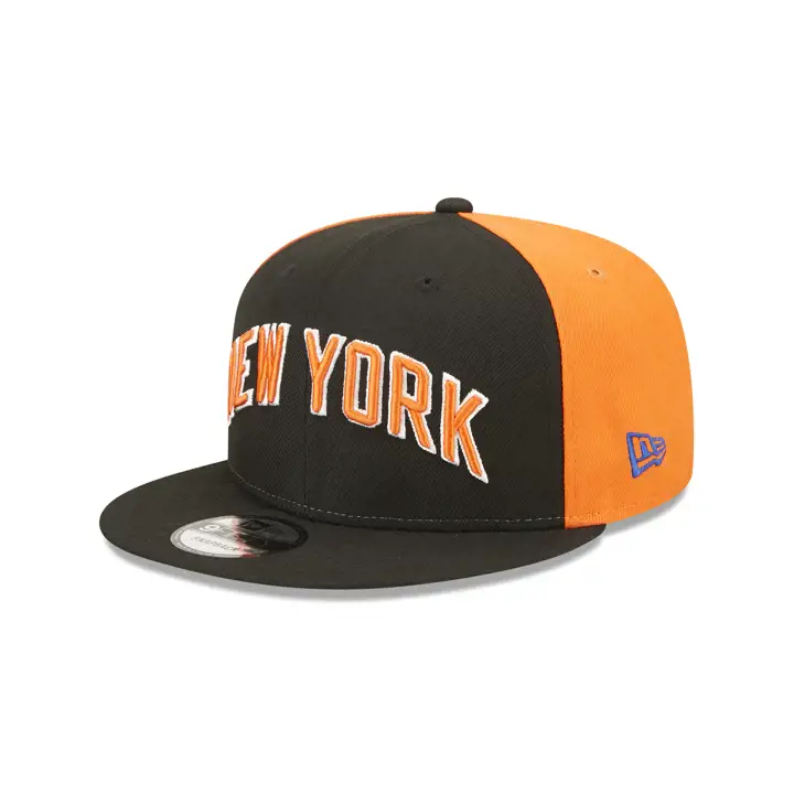 New York Knicks NBA City Edition 2022 9FIFTY noir/noir/bleu