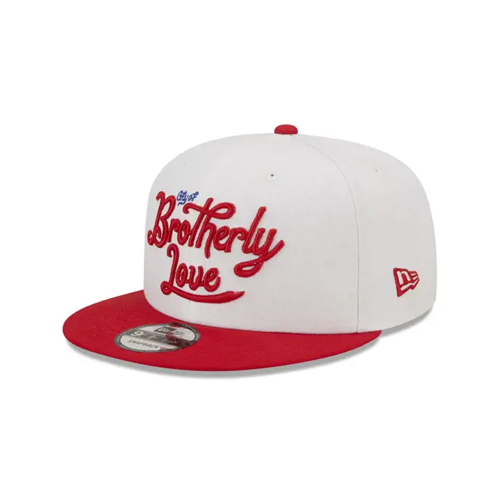 Casquette Philadelphia 76ers NBA City Edition 2022 9FIFTY blanc/rouge/bleu