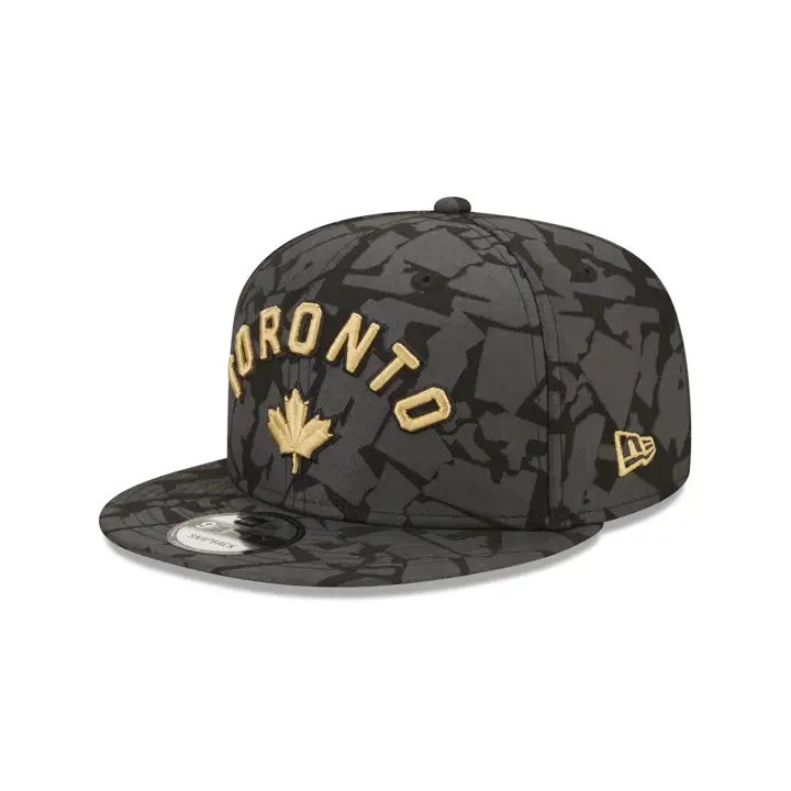 Casquette Toronto Raptors NBA City Edition 2022 9FIFTY noir/noir/doré