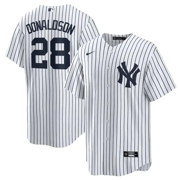 Maillot de joueur officiel New York Yankees MLB réplique Josh Donaldson