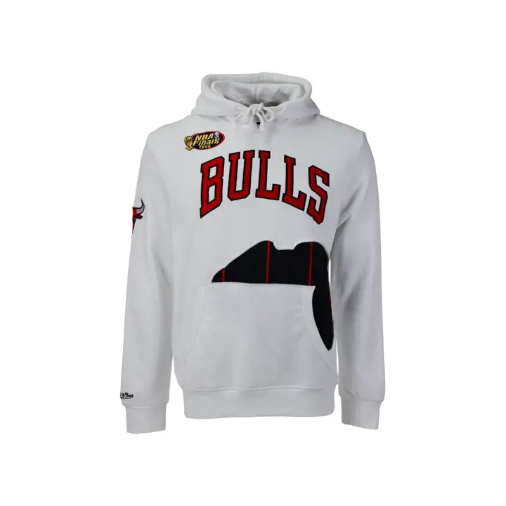 Sweat à capuche Underneath Home des Chicago Bulls de la NBA, blanc