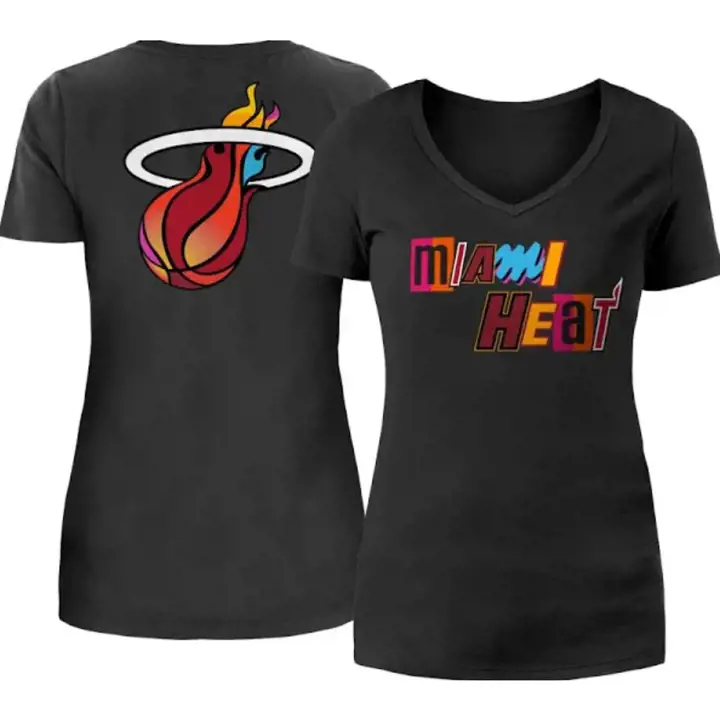 T-shirt logo NBA Miami Heat édition ville femme 22 BLK