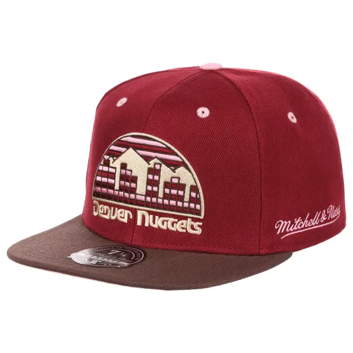 Denver Nuggets NBA Bacon Remix Sucre Brun Ajusté rouge/marron/rose