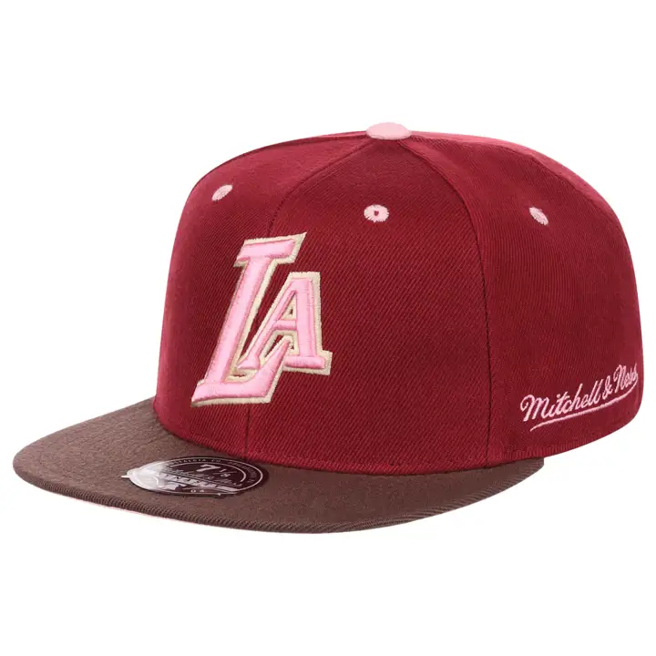 Los Angeles Lakers NBA Bacon sucre roux remix ajusté rouge/br