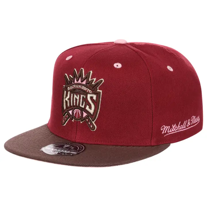 Sacramento Kings NBA Bacon au sucre roux Remix ajustable rouge/marron/