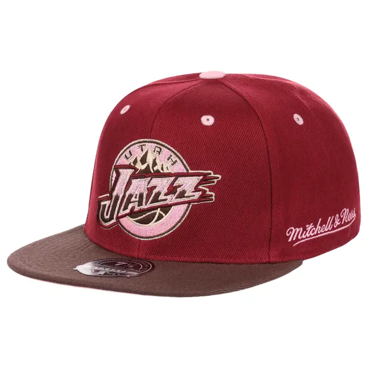 Utah Jazz NBA Brown Sugar Bacon Remix Ajustée rouge/marron/rose HWC
