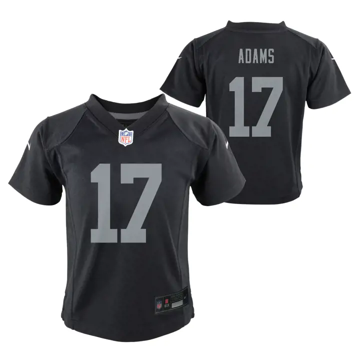 Maillot de match NFL enfant Las Vegas Raiders Davante Adams BLK