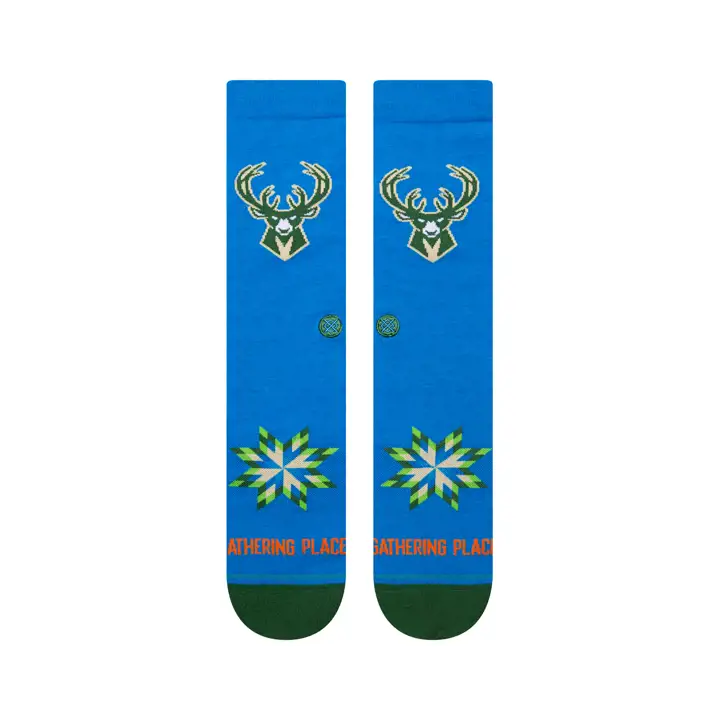 Chaussettes d'équipage Milwaukee Bucks 23 City Edition ast