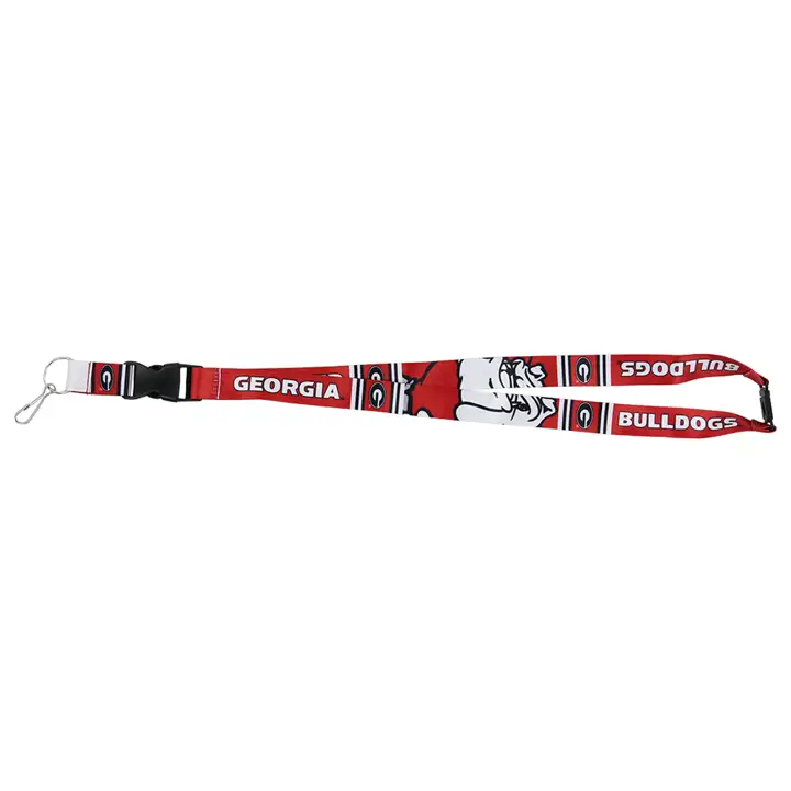 Cordon de support de carte d'identité mascotte des Georgia Bulldogs