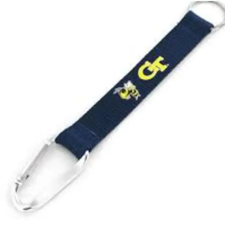 Mousqueton avec lanière porte-clés Georgia Tech Yellow Jackets ast