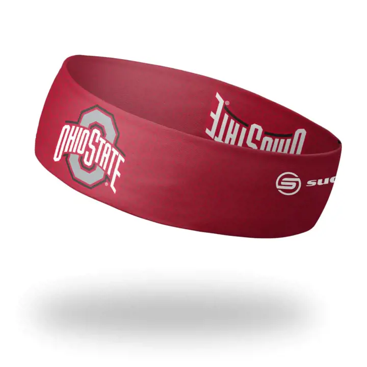 Bandeau réversible Buckeyes de l'Ohio State rouge