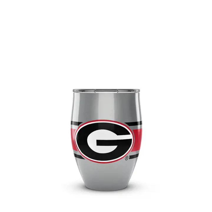 Gobelet rayé 12 oz NCAA Georgia Bulldogs