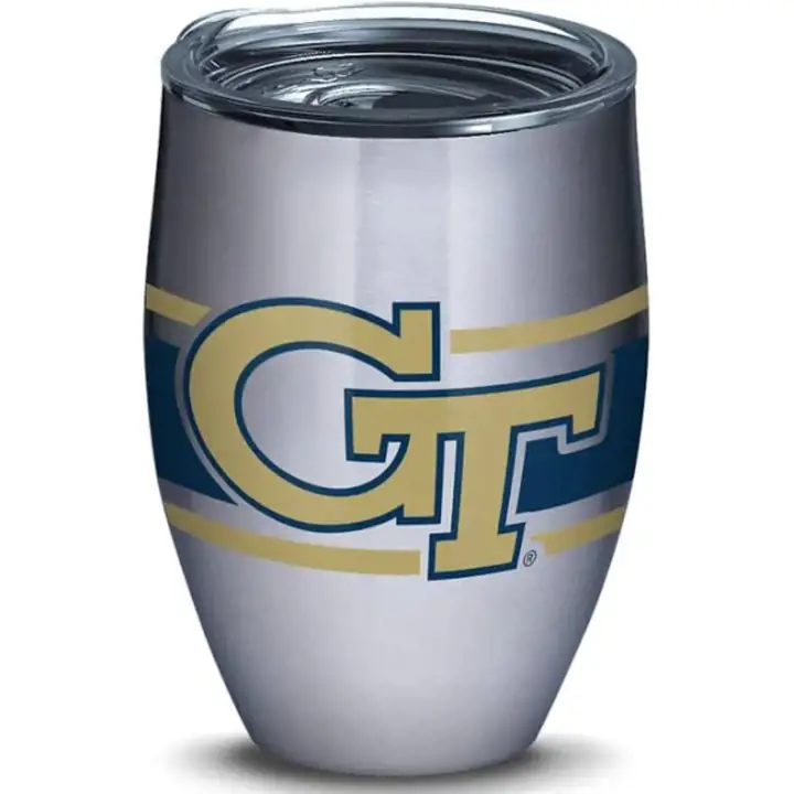 Gobelet rayé NCAA Georgia Tech Yellow Jackets de 355 ml
