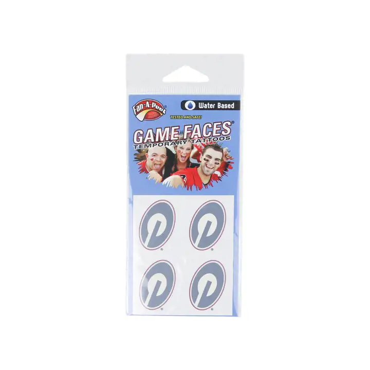 Tatouages temporaires Georgia Bulldogs Super G Game Faces - Lot de 4