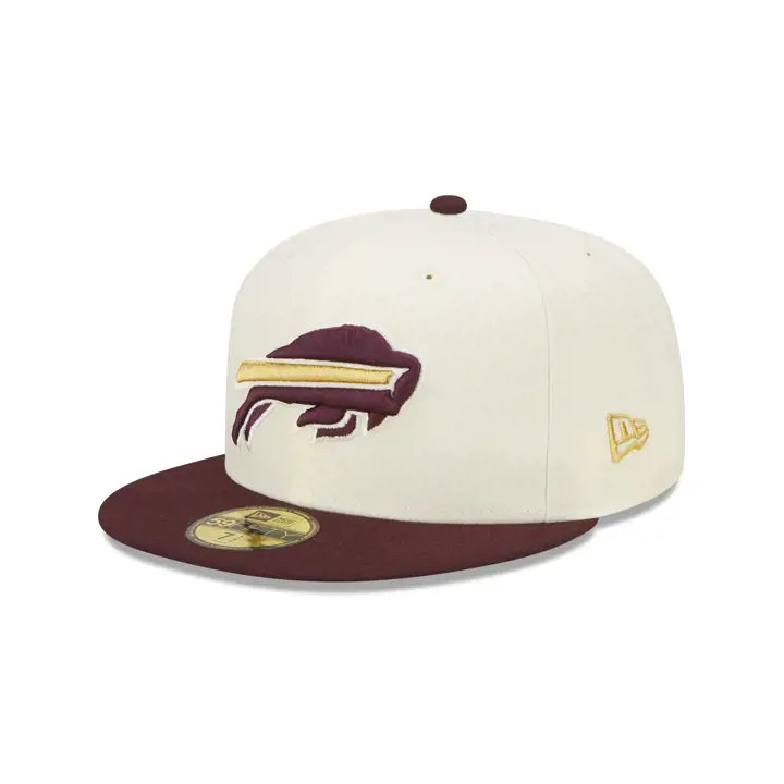 Casquette Buffalo Bills NFL Couleur UV 59FIFTY C/M ivoire/marron