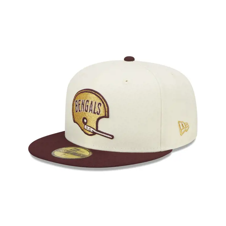 Cincinnati Bengals NFL Couleur UV 59FIFTY C/M ivoire/marron