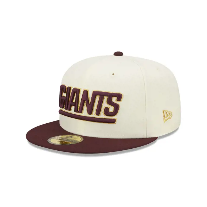 Casquette 59FIFTY NFL Color UV des New York Giants C/M ivoire/marine