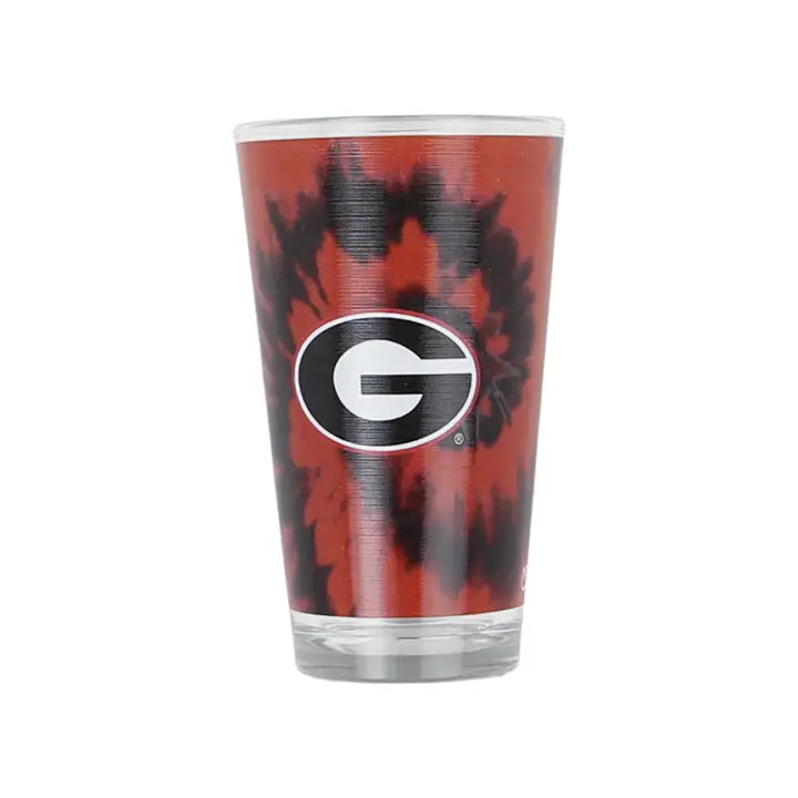 Verre mélangeur Georgia Bulldogs 16 oz Tie Dye AST