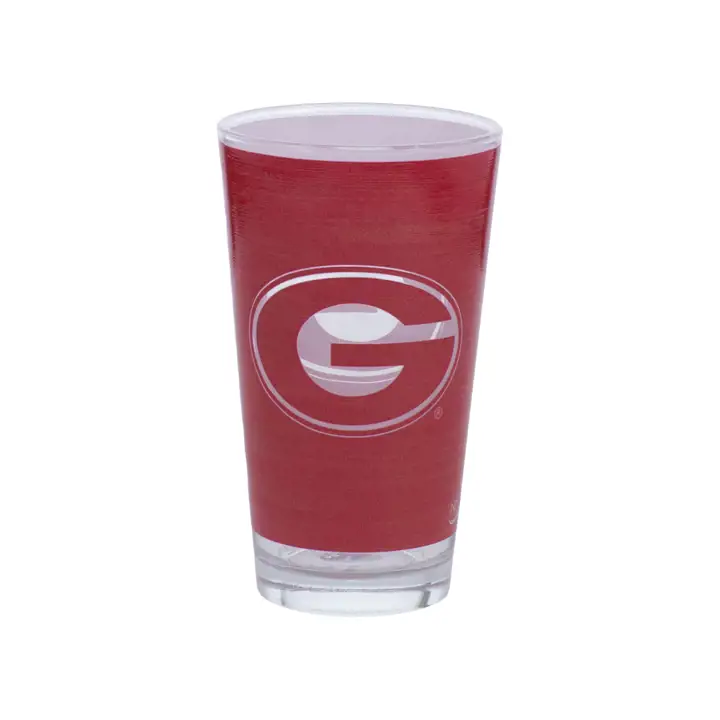 Verre mélangeur Georgia Bulldogs 16oz Knockout AST