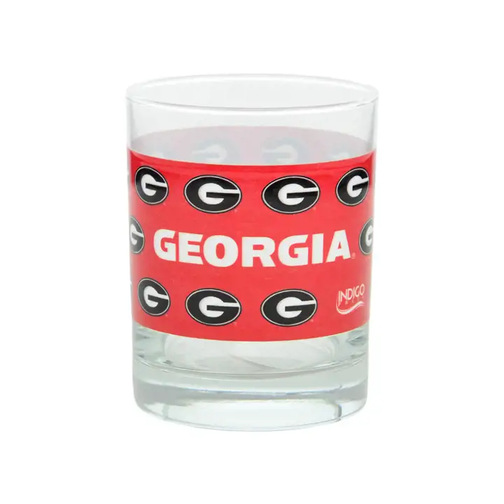 Verre à Whisky Logo Georgia Bulldogs 414ml AST