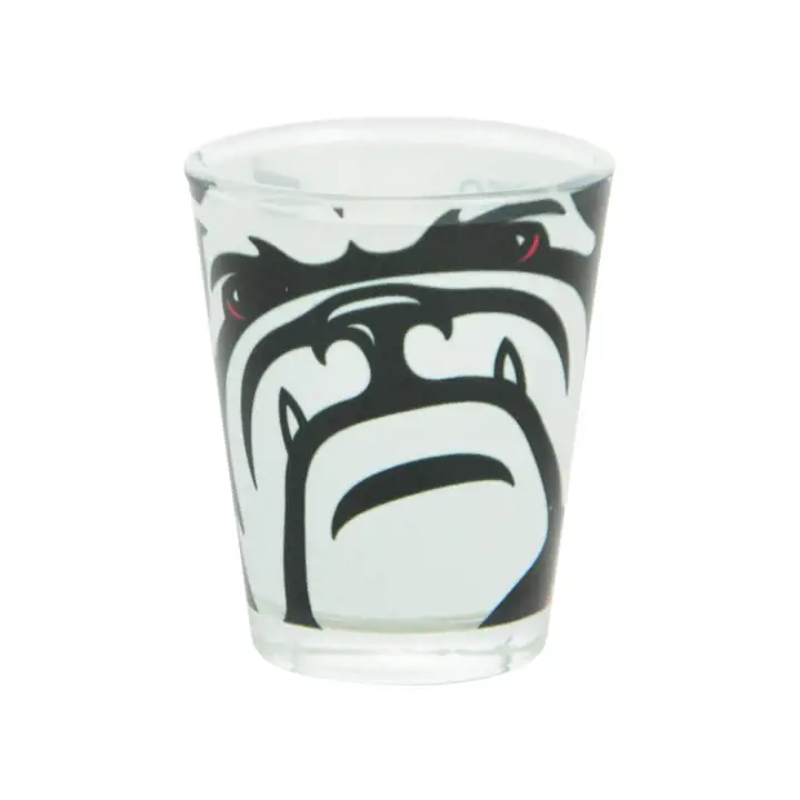 Verre à shot avec logo des Georgia Bulldogs (60 ml) AST