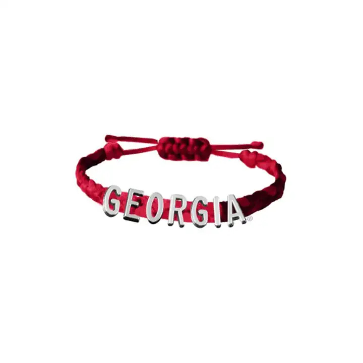 Bracelet tressé Bella des Georgia Bulldogs