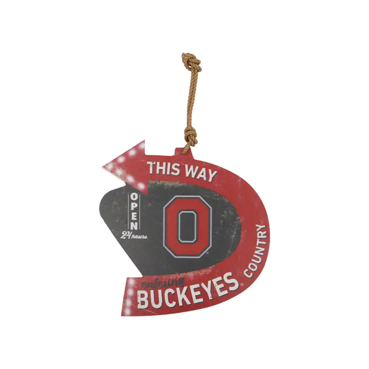 Panneau fléché Ohio State Buckeyes - Campagne de l'équipe