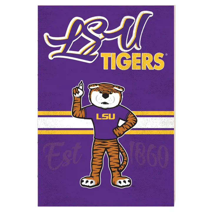 Panneau de la mascotte de L.S.U.