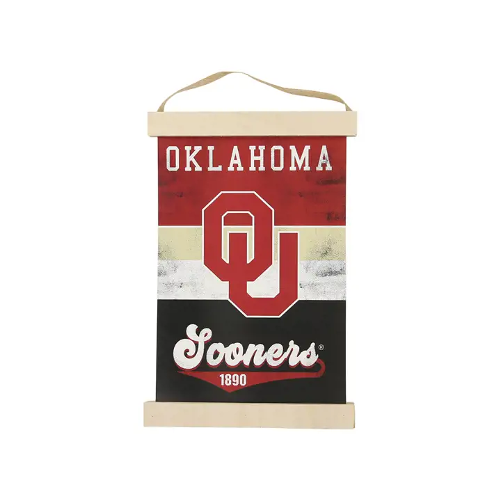 Bannières réversibles des Oklahoma Sooners ast