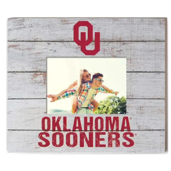 "Cadre d'esprit d'équipe des Sooners de l'Oklahoma 13,5"x11,5" assorti"