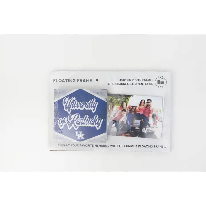 Cadre flottant diamant rétro Kentucky Wildcats