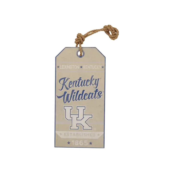 Étiquette suspendue esprit d'équipe Kentucky Wildcats
