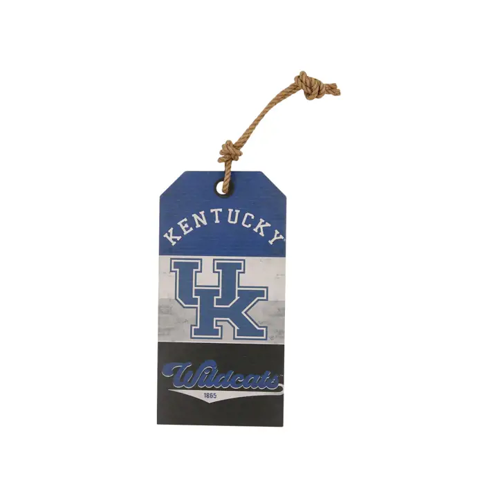 Étiquette suspendue pour petites voitures Kentucky Wildcats - Logo rétro ast