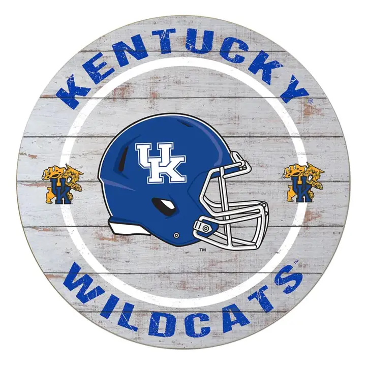 Enseigne Circulaire 20x20 Kentucky Wildcats - Casque ast