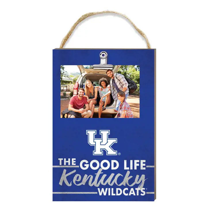 "Kentucky Wildcats Plaque à pince 8x12 \"The Good Life\""