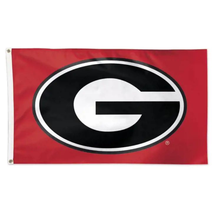 Drapeaux 3x5 de luxe des Georgia Bulldogs