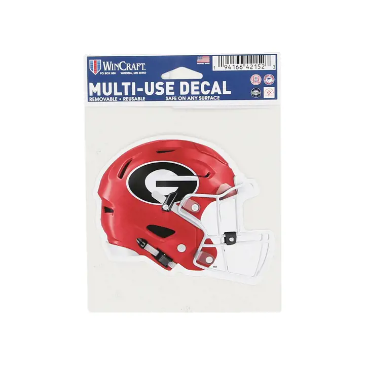 Décalque découpé Georgia Bulldogs 4x4 - Casque ast