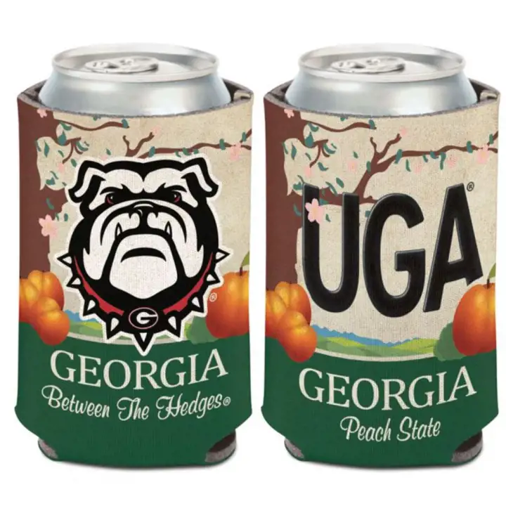 Coozie canin Georgia Bulldogs - Plaque d'immatriculation ast