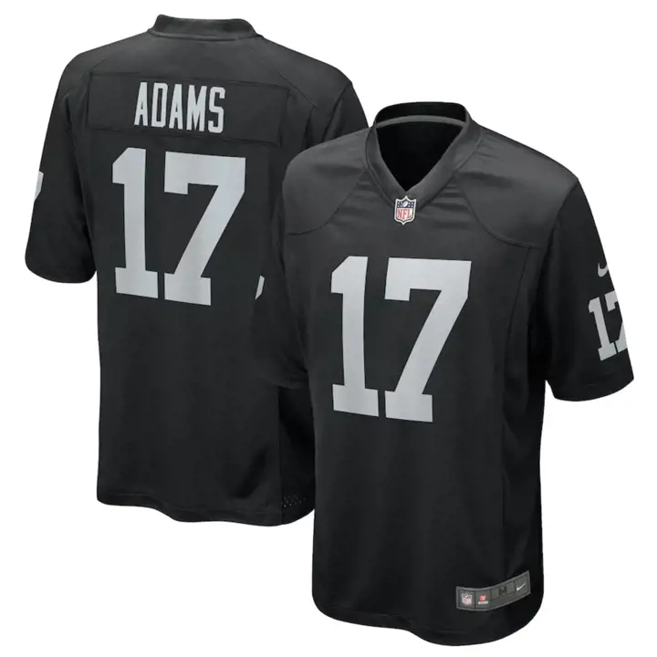 Maillot de match NFL des Raiders de Las Vegas Davante Adams noir