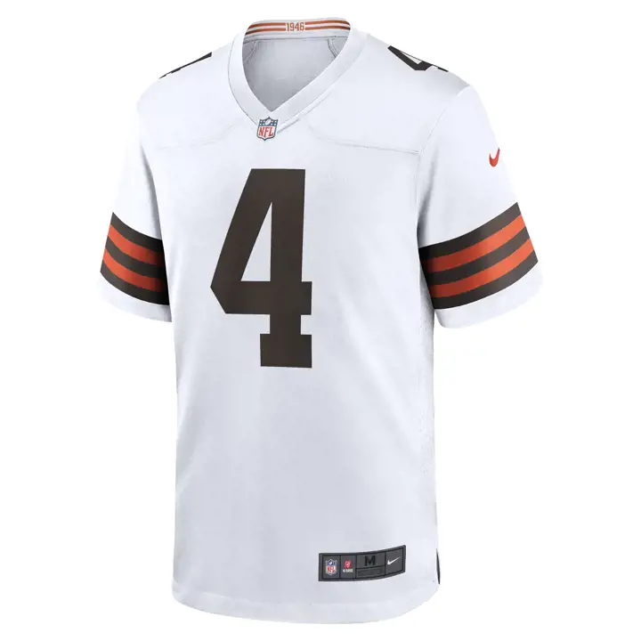 Maillot DeShaun Watson des Browns de la NFL blc