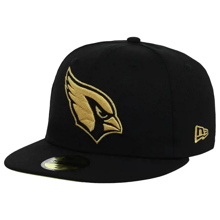 Arizona Cardinals NFL Metallic Thread 59FIFTY BLK