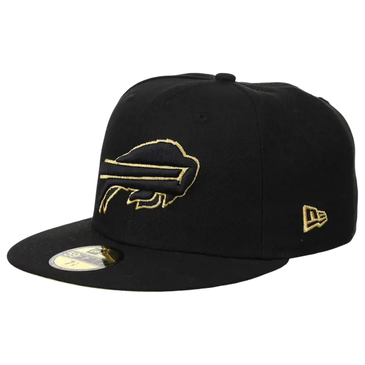 Casquette Buffalo Bills NFL à fil métallique 59FIFTY NOIR