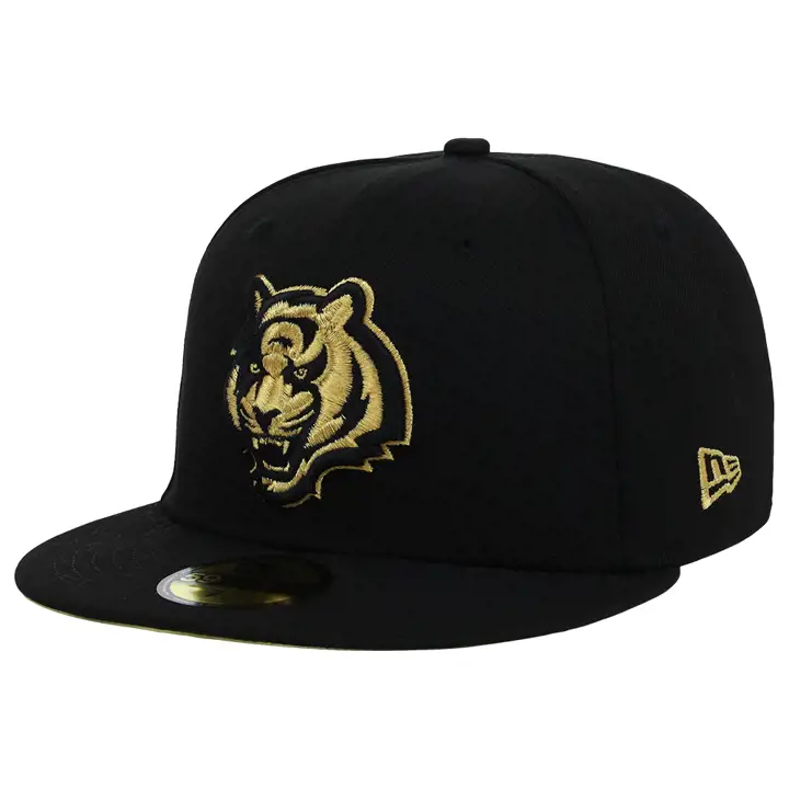Casquette 59FIFTY NFL Cincinnati Bengals fil métallique noir