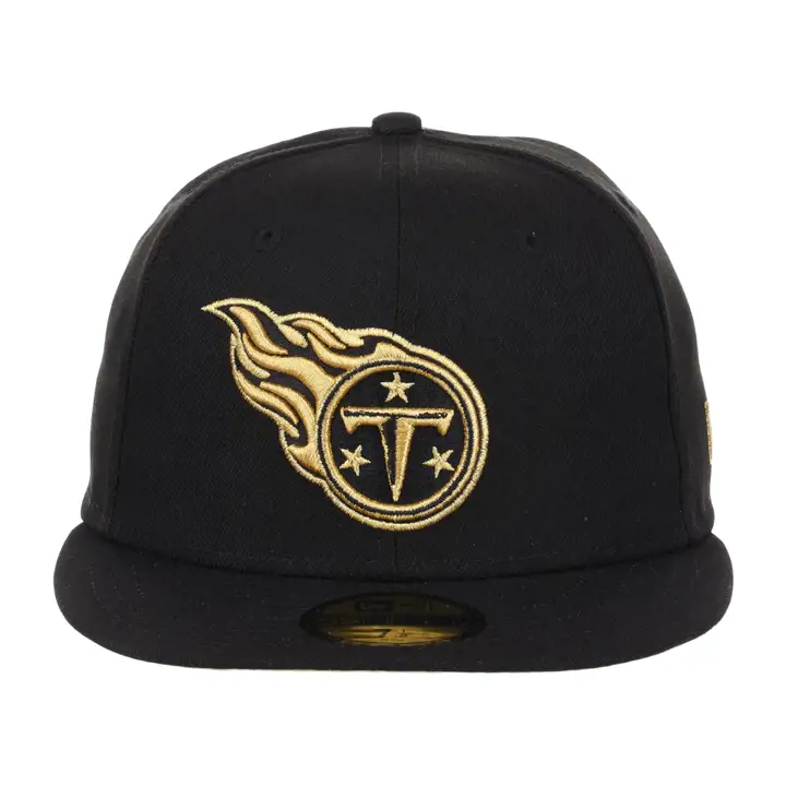 Tennessee Titans NFL fil métallique 59FIFTY NOIR