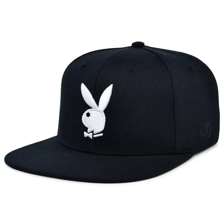 Casquette Snapback Playboy Black Tux noire/noire/blanche