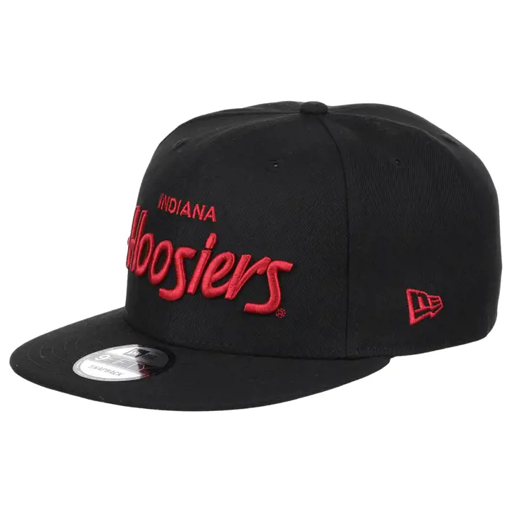 Casquette snapback noire Indiana Hoosiers NCAA