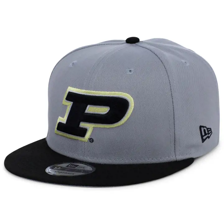 Purdue Boilermakers NCAA Casquette snapback bicolore gris/noir