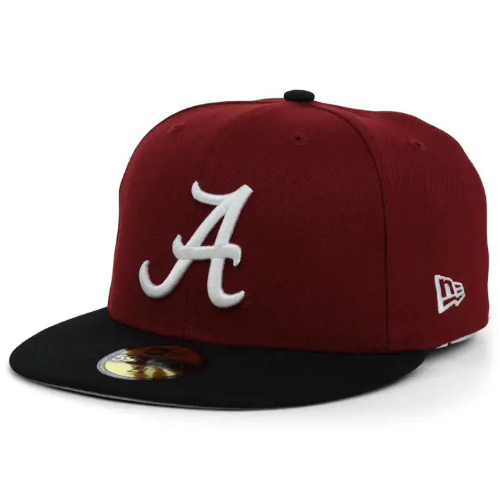 Alabama Crimson Tide NCAA 2TONE 59FIFTY cramoisi/noir